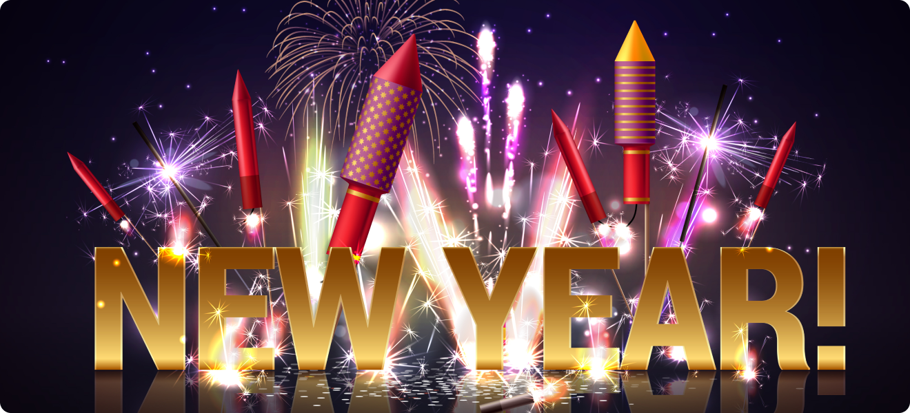 New Year Celebration Banner